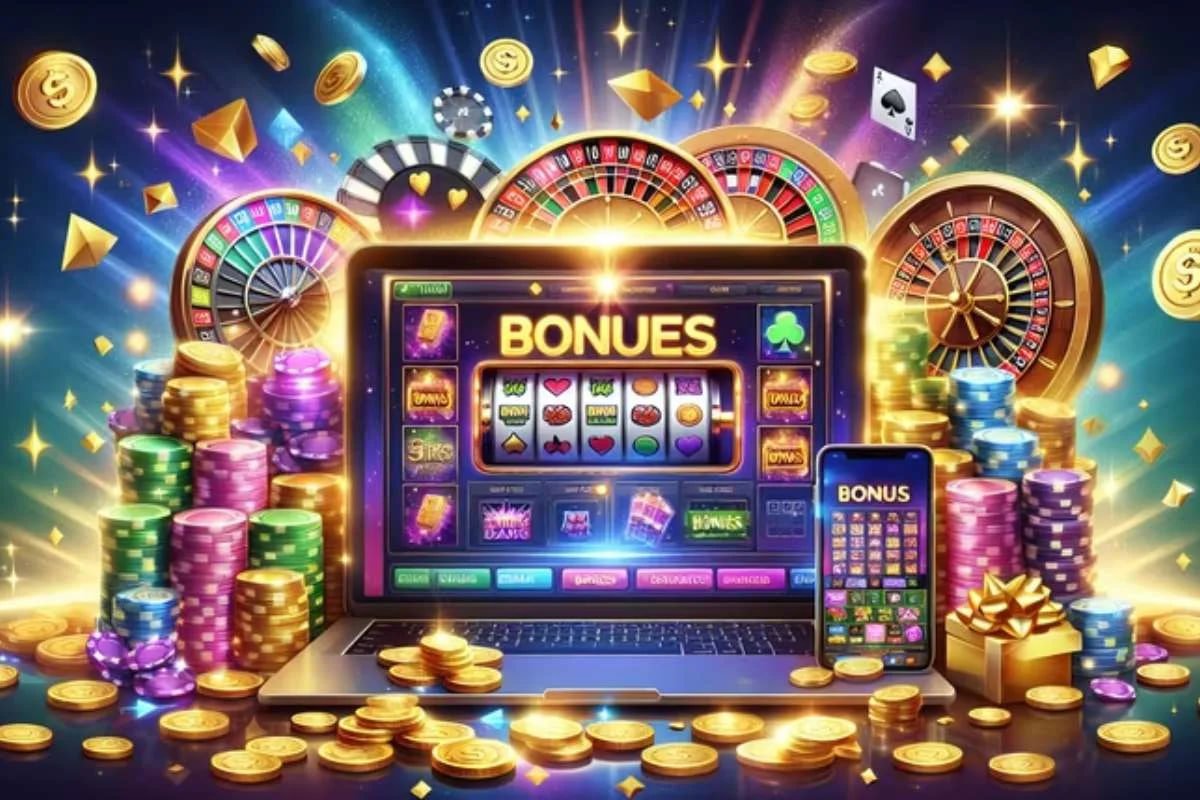 Video slot reels with bonus feature symbols on million88